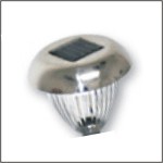 Edelstahllampen mit Solar