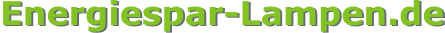 Informationen zu Energiesparlampen